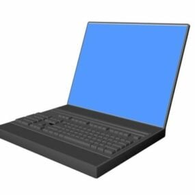 Model 3D Komputer Laptop