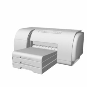 Modello 3d della stampante laser HP