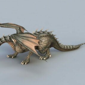 3D model Evil Dragon Head