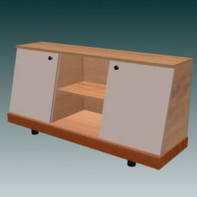 Console Cabinet Furniture 3d model