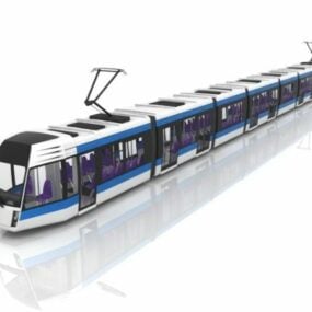 Ηλεκτρικό τραμ τραμ 3d μοντέλο