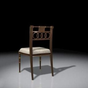Modello 3d della sedia da pranzo antica