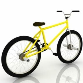 花自転車形状用ラック3Dモデル