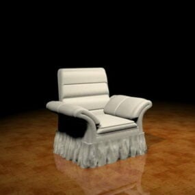 Υφασμάτινη καρέκλα καναπέ 3d μοντέλο