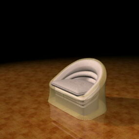 软垫浴缸椅 3d model