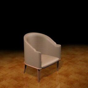 Upholstered Tub Chair 3d model