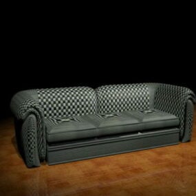 Sofá de tecido modelo 3d