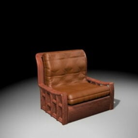 古董沙发椅3d模型