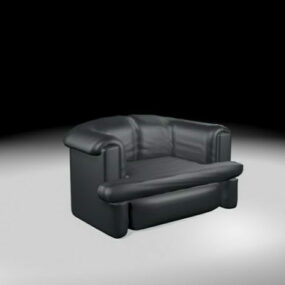 Upholstered Tub Chair 3d model