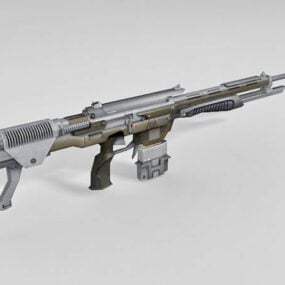 3д модель снайперской винтовки