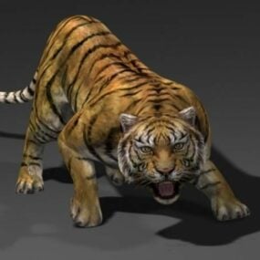 Model 3D Macan Sumatra