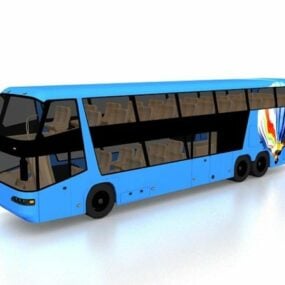 Dubbeldekkerbus 3D-model