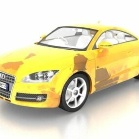 Modelo 3D do carro esportivo Audi Tt