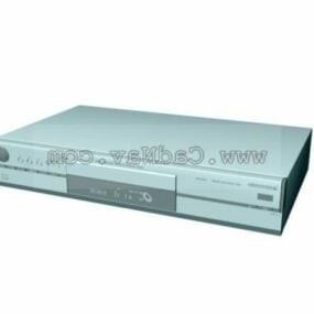 Dvd Player Steel Grey 3d model
