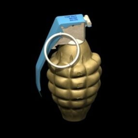 Model 3D Grenade Tangan