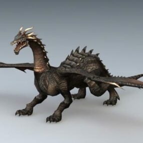 Black Dragon 3d-modell