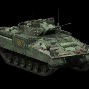 Τρισδιάστατο μοντέλο Warrior Tracked Armored Vehicle