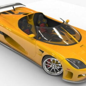 Model 3D samochodu sportowego Koenigsegg Ccx