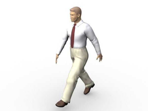 Business Man Walking