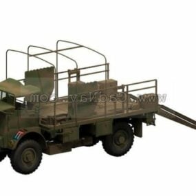 सैन्य परिवहन ट्रक 3डी मॉडल