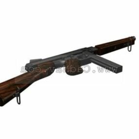 Thompson maskinpistol 3d-modell