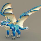 Dragão azul