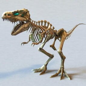 Skeletal Dinosaur 3d model