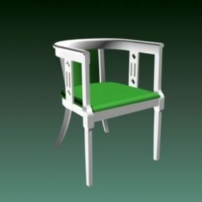 3д модель деревянного стула для ванны