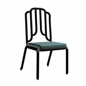 Upholstered Dining Chair 3d model