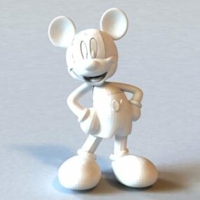 Animovaný 3D model ďábla myši