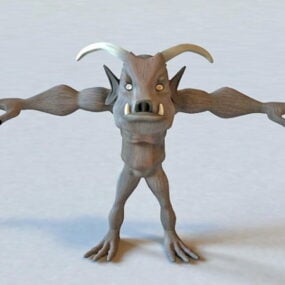 Model 3D potwora Minotaura