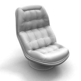 Upholstered Reclining Chair 3d model