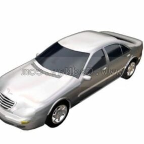 Model 3D samochodu Mercedes Benz klasy S