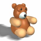 Cartone animato orso bruno