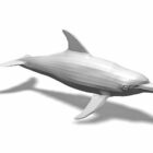 Animal oceânico do golfinho