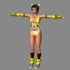 Street Fighter Girl Character