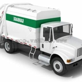 쓰레기 트럭 차량 3d 모델