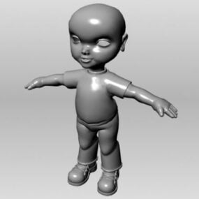 Toddler Boy Character 3d model