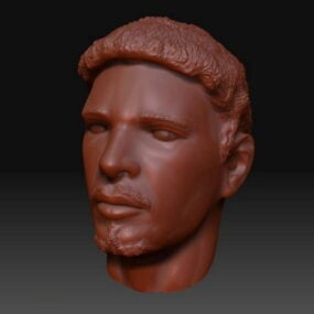 Edad Cabeza masculina Esculpir modelo 3d