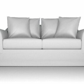 2 Seat Sofa Modern Fabric 3d model