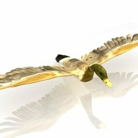 Animal de canard sauvage modèle 3D