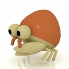 Cartoon Hermit Crab Toy