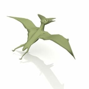 3D model zvířecího dinosaura pteranodona