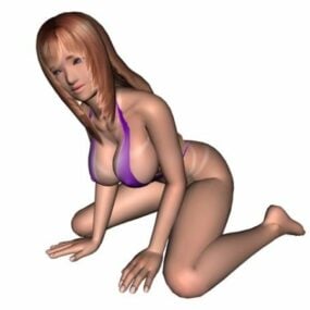 Postava Bikini Girl 3D model