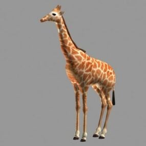 Voksen Giraffe Animal 3d-model
