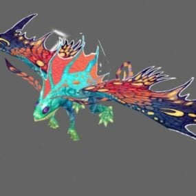 Faerie Dragon Character 3d model