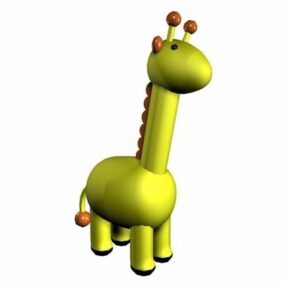 Poupée girafe modèle 3D