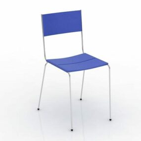 Meubles de chaise de restaurant empilables modèle 3D