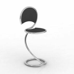 Metal Bar Chair Furniture 3d model