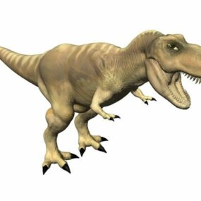 نموذج حيوان تيرانوصور ريكس ثلاثي الأبعاد